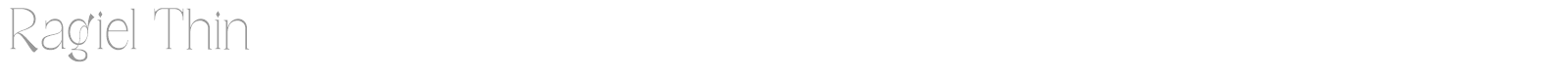 Ragiel font preview